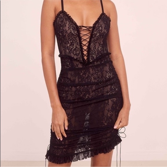 FOR LOVE & LEMONS x Victorias Secret Collab Gracie Slip Dress - Picture 1 of 16
